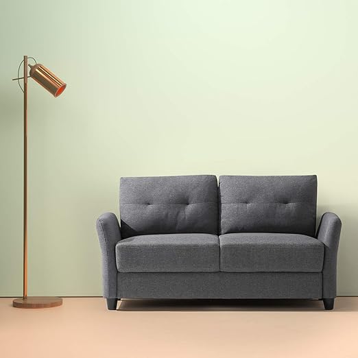 Amazon Com Zinus Ricardo Contemporary Upholstered 62 2 Inch Sofa