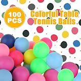 ASelected 100 Pcs Colorful 40 Mm Ping Pong Balls Party Family School Game view 8