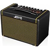 JOYO 20W Acoustic Guitar Amp Battery-Powered Portable Stereo Amplifier with Bluetooth, Reverb/Delay/Chorus Effects, Mic and Guitar Input, USB-C Recording for Practice, Busking &amp; Small Gigs (AC-20S)