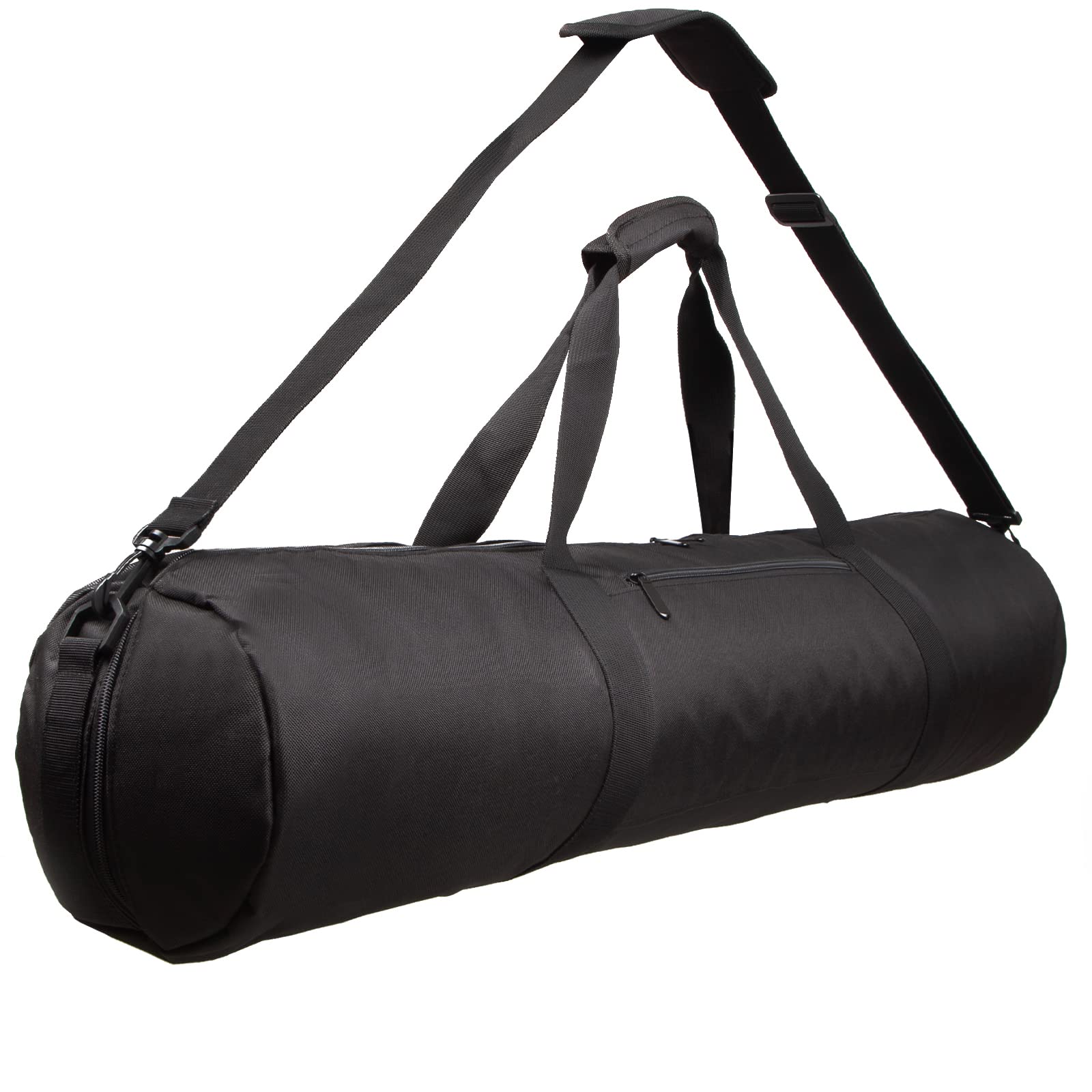 BOLLUMA Photography Equipment Carry Bag, Black, 39.4x7.9 Inches, Water-Repellent Nylon, Adjustable Shoulder Strap, Zipper Closure, Unisex, Casual Style, 1330710031