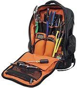 Klein Tools Electrician Backpack 25 Pockets Laptop Compartment Tradesman Pro view 8