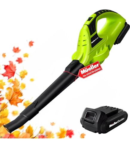 MTKOALA Cordless Leaf Blower - 450CFM 150MPH With 2 Batteries & Fast Charger