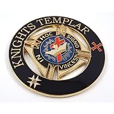 Knights Templar in Hoc Signo Vinces Masonic3 auto Emblem Metal car Decal MAS27