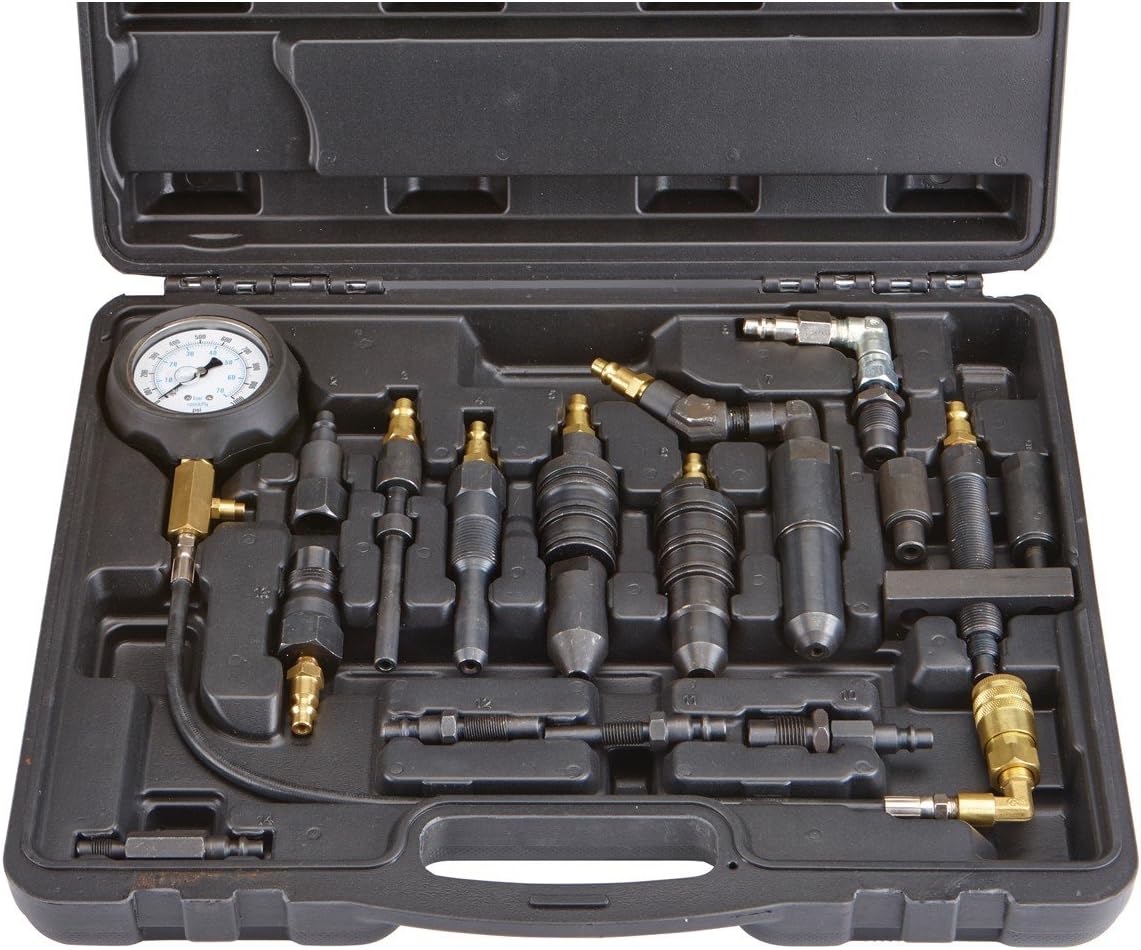 14 Piece Diesel Compression Tester Set For Cars Trucks Tractors
