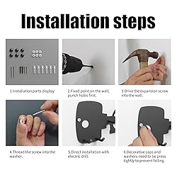 PMMASTO Key Holder Wall Mounted, Key Hooks for