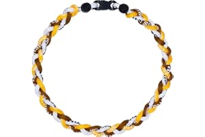 SUPBOMM Baseball Rope Necklaces, League Team Colors Braided Necklace, Baseball Team Gifts