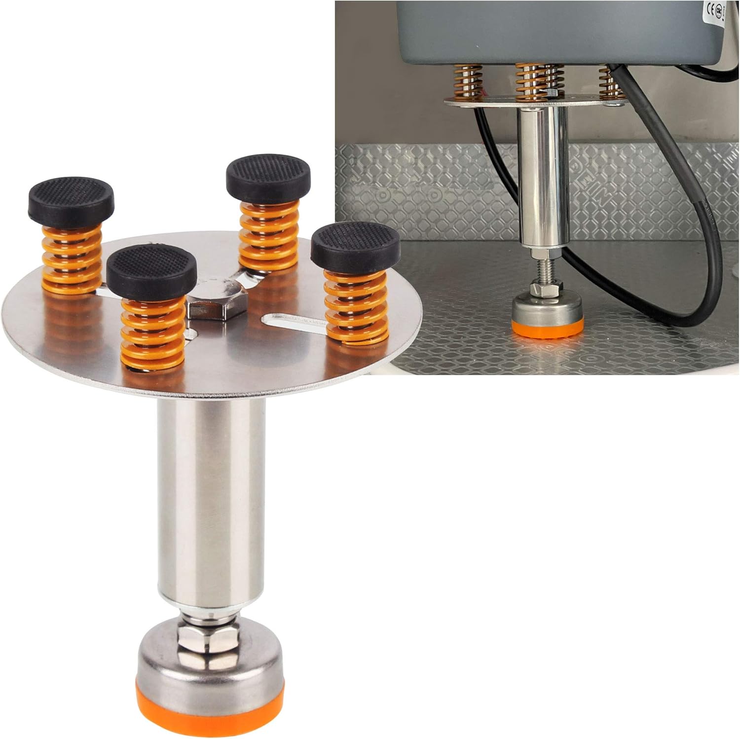 TYESTAND KT-4 Garbage Disposal Shock Absorber support brackets Noise Reduction installation kit (5.51-7.87 inches (14-20cm))