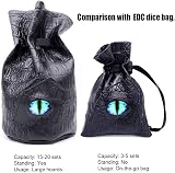 Haxtec Standing Dragon Eye Dice Bag Blue L Brand New view 5