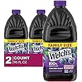 Welchs 2-Pack of 100% Concord Grape Fruit Juice Family Size 96 fl oz Plastic Bottle + 1 Freebie by Unique Outlet Brand