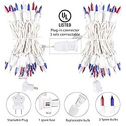 4th of July Patriotic Decoration Lights - 200 Count
