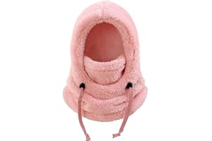 VOPIMODY Ski Mask Balaclava for Kids, Windproof Fleece Balaclava Hat & Neck Warmer Set for Toddlers and Children