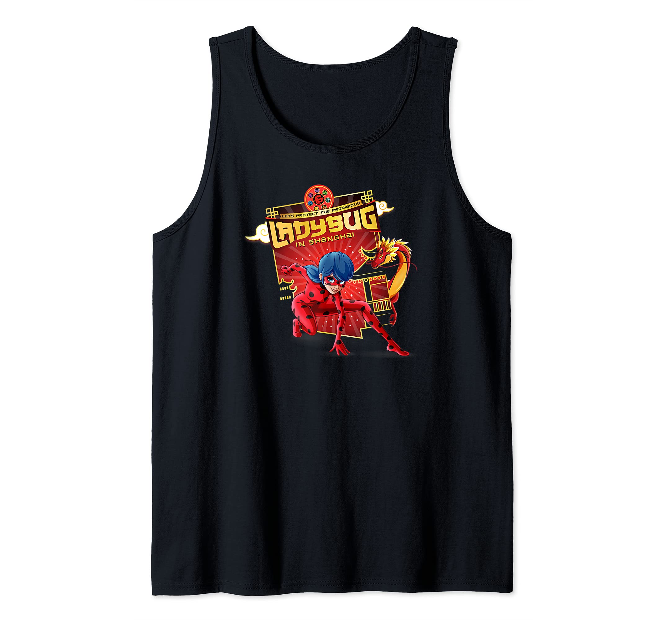 Miraculous Shanghai Ladybug Ready to Fight Tank Top