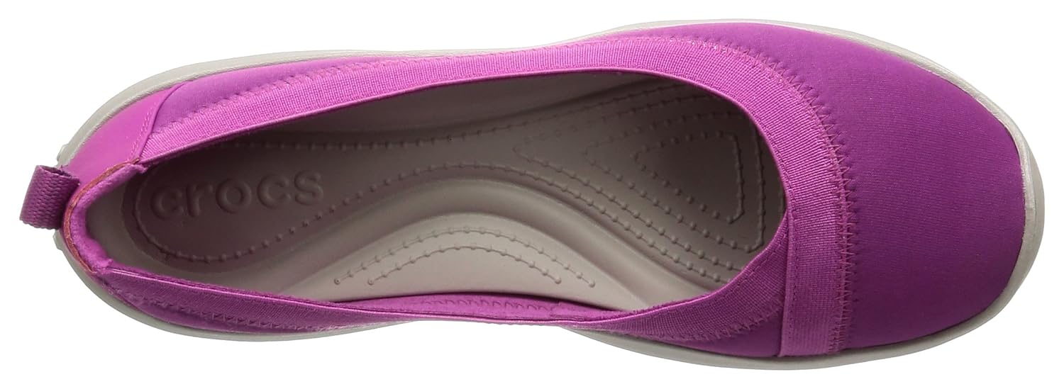 crocs women's busy day stretch ballet flat