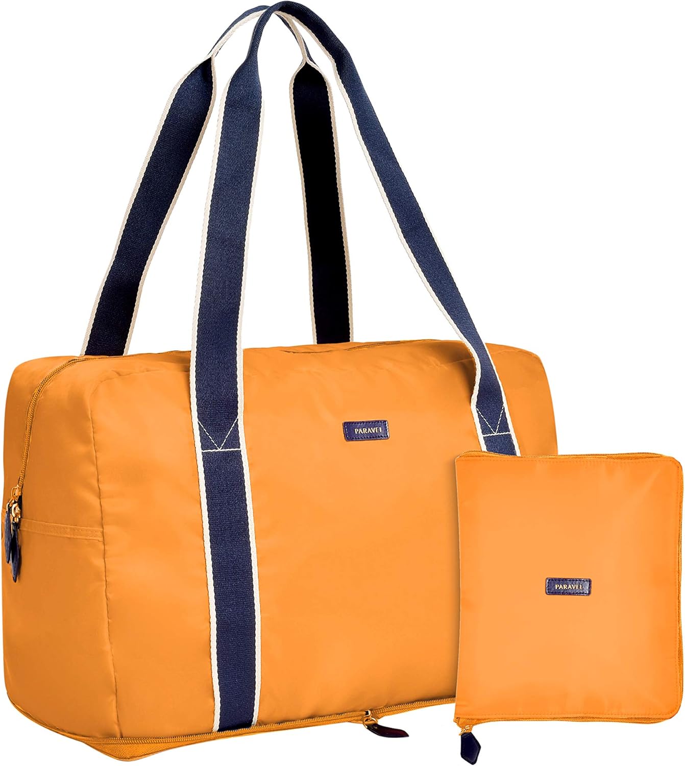 Paravel Foldable Travel Duffle Bag Canyon Yellow Lightweight Carry