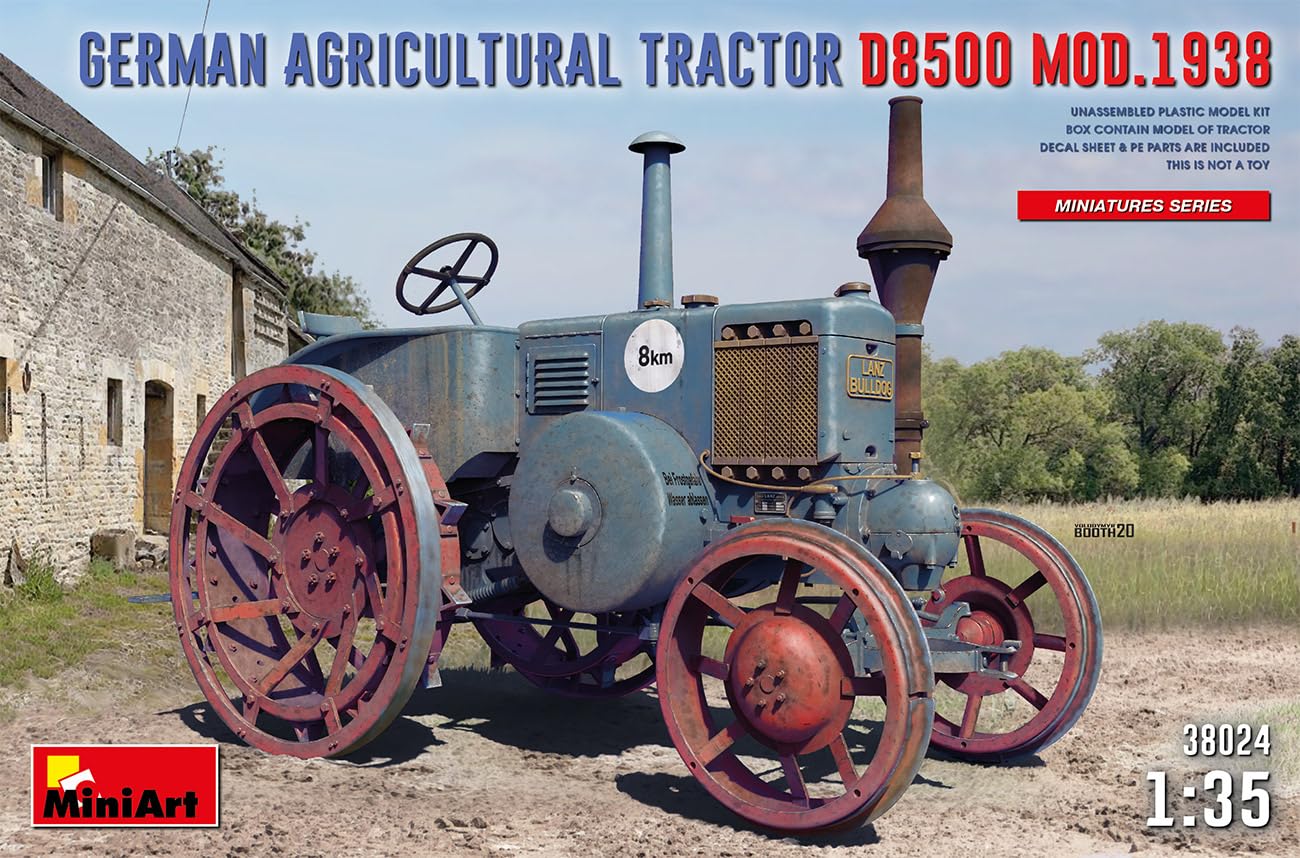 Miniart 1:35 - German D8500 Mod 1938 Agricultural Tractor
