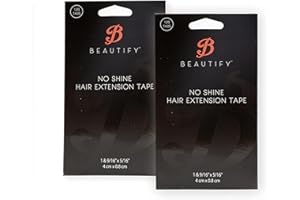 No Shine Hair Extension Hair Tape Double-Sided Tape Tabs Strong Walk Tape 2 Pack x 10 Sheets of 12 tabs (240 Total) No Shine 