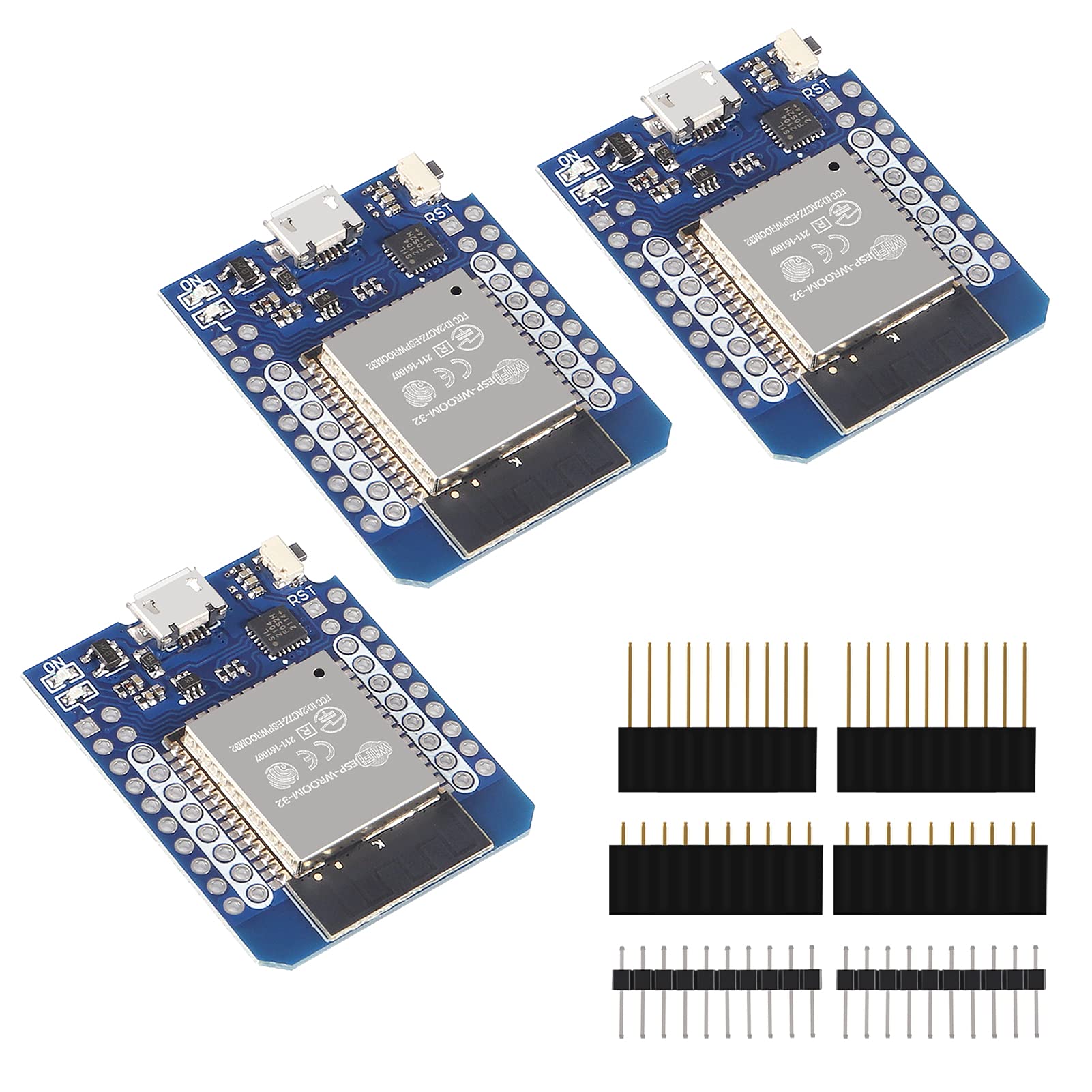 ALMOCN 3pcs ESP32 ESP-32 WiFi WiFi Bluetooth IoT Development Board 5V Compatible for Arduino