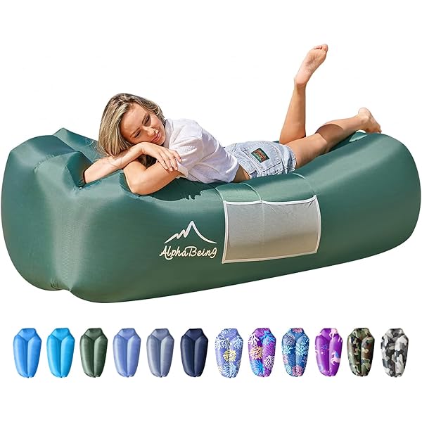 Alphabeing Inflatable Portable Air Lounger AlphaBeing Inflatable
