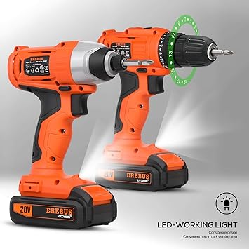 EREBUS USAYWD6001-1 Power Drill Drivers product image 2