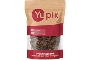 Yupik Roasted Salted Jumbo Almonds, 1 kg, Kosher, Gluten-Free, Large Almonds, Seasoned Nuts, Lightly Roasted, Salty Flavor, S
