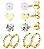 MJust Titanium Earrings for Women G23 Pure Titanium