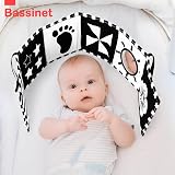 URMYWO Baby Sensory Toy Black White Soft Book Tummy Time Brain Development 0-12 view 8