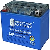 Mighty Max Battery YTX12-BS GEL -12 Volt 10 AH, GEL Type, 180 CCA, Rechargeable Maintenance Free SLA AGM Motorcycle Battery