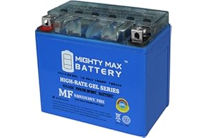 Mighty Max Battery YTX12-BS GEL -12 Volt 10 AH, GEL Type, 180 CCA, Rechargeable Maintenance Free SLA AGM Motorcycle Battery