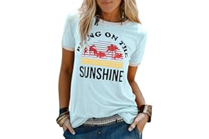 Nlife Bring On The Sunshine Graphic Long Sleeves Tees Blouses for Women Tops Sweaters for Women