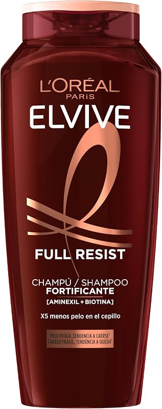 L'Oréal Paris Elvive Full Resist Champú Fortificante Pelo Frágil, 400ml