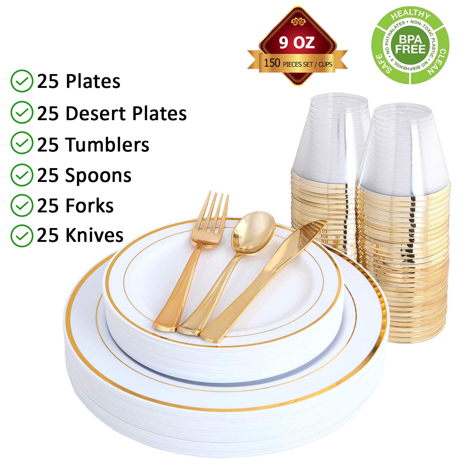 Best gold table ware set