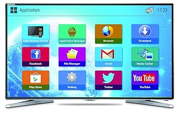 Mitashi 127 cm (50 Inches) Full HD LED Smart TV MiDE050v02-FS |With Free Air Mouse (Black) (2015 model)