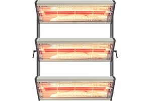 pakowin Baking Infrared Paint Curing Lamp - 3000W 110V Short Wave Infrared Paint Dryer Lamp for Car Spray Curing Systems