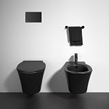 Ideal Standard Oleas Toilet Flush Plate Black Dual Flush Mechanical Actuation view 4