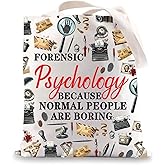 JNIAP Forensic Psychologist Tote Bag Forensic Psychologist Gifts Because Normal People Are Boring
