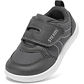 Toddler Wide Toe Box Barefoot Shoes Boys Girls Sneakers Kids Tennis Shoes Preschool Non Slip Lightweight Comfortable First Walking Shoes Running Outdoor Activities