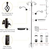 Urban Deco Deluxe Bird Feeding Station Kit with 6 Hooks & 6 Feeders view 4