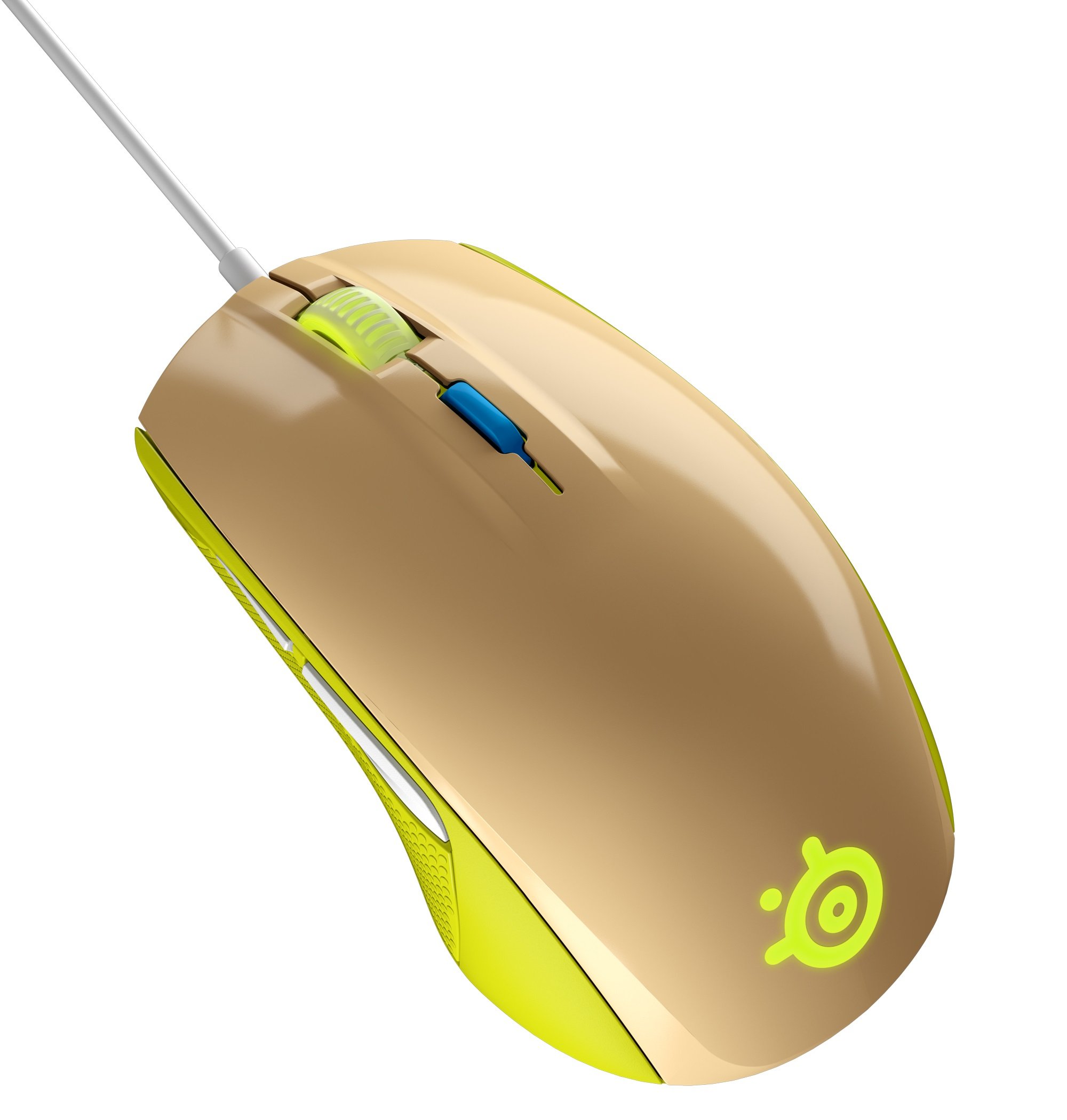 SteelSeries Rival 100, Optical Gaming Mouse Gaia Green Buy Online in