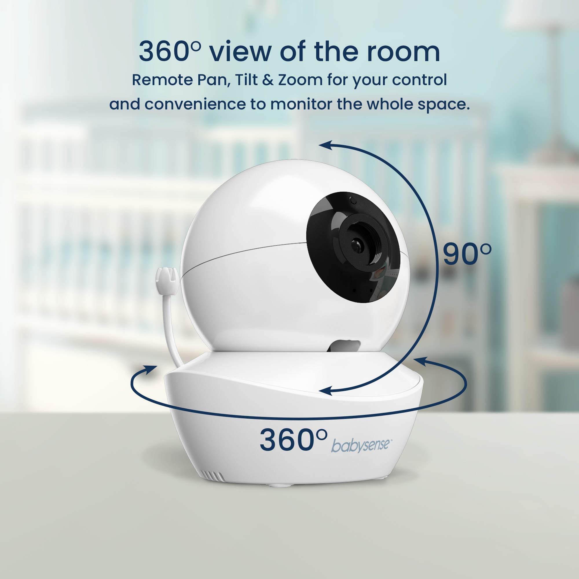 Babysense Replacement Add On Camera for Video Baby Monitor HDS2, Requires HDS2 Parent Unit to Operate, Will Work Only with HDS2 Monitors