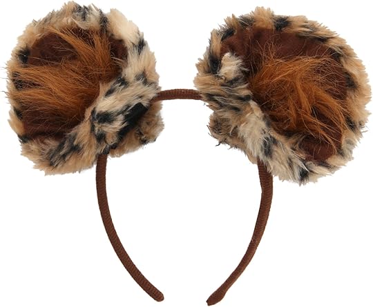Amazon Com Elope Deluxe Oversized Leopard Ears Toys Games