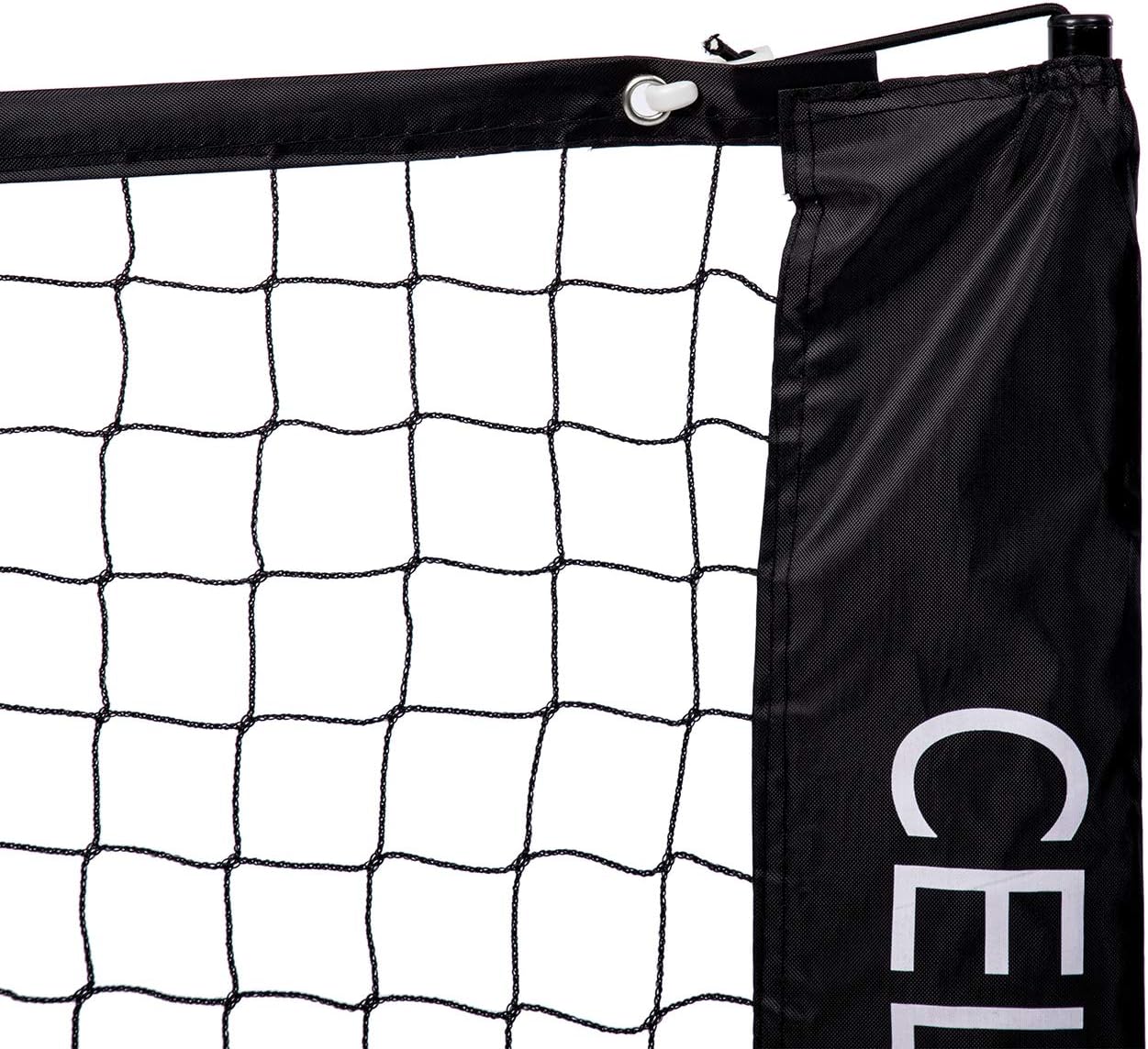 CeleMoon Portable Foldable Tennis Net Set for Tennis, Pickleball, Kids Soccer, Volleyball - Easy & Quick Setup Assembly Nylon Sports Net with Poles for Indoor Outdoor Backyard, Court, Beach, Driveway : Sports & Outdoors