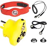 4 in 1, KooMall Ground Kit- Anti Static Wrist Strap, ESD Plug, Screw Stud &amp; 10ft Grounding Cord with 2 Banana Jacks for Antistatic Bench Table Floor Mat, Ground by Outlet Socket Silicone Wristband