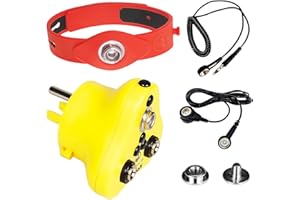 4 in 1, KooMall Ground Kit- Anti Static Wrist Strap, ESD Plug, Screw Stud & 10ft Grounding Cord with 2 Banana Jacks for Antistatic Bench Table Floor Mat, Ground by Outlet Socket Silicone Wristband