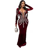 Figdaw Rhinestone Embellished Formal Gowns and Evening Dresses for Women 2025