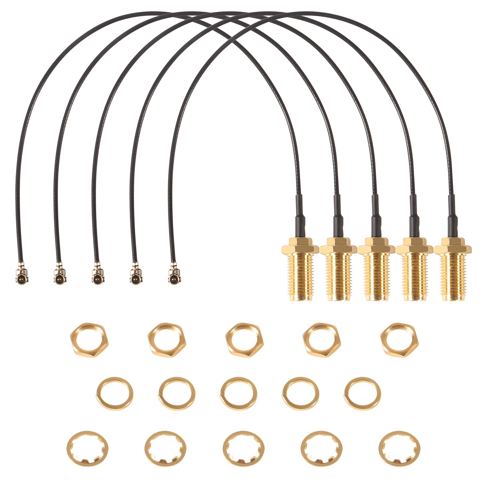 Mua Atnsinc 5pcs IPX IPEX U.FL to SMA Female Low Loss Coaxial Cable 6 ...
