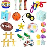 LRIGYEH Sensory Fidget Toys Set, 31 PCS Stress Relief and Anti-Anxiety Toys for Adults Kids ADHD ADD Anxiety Autism with Stre