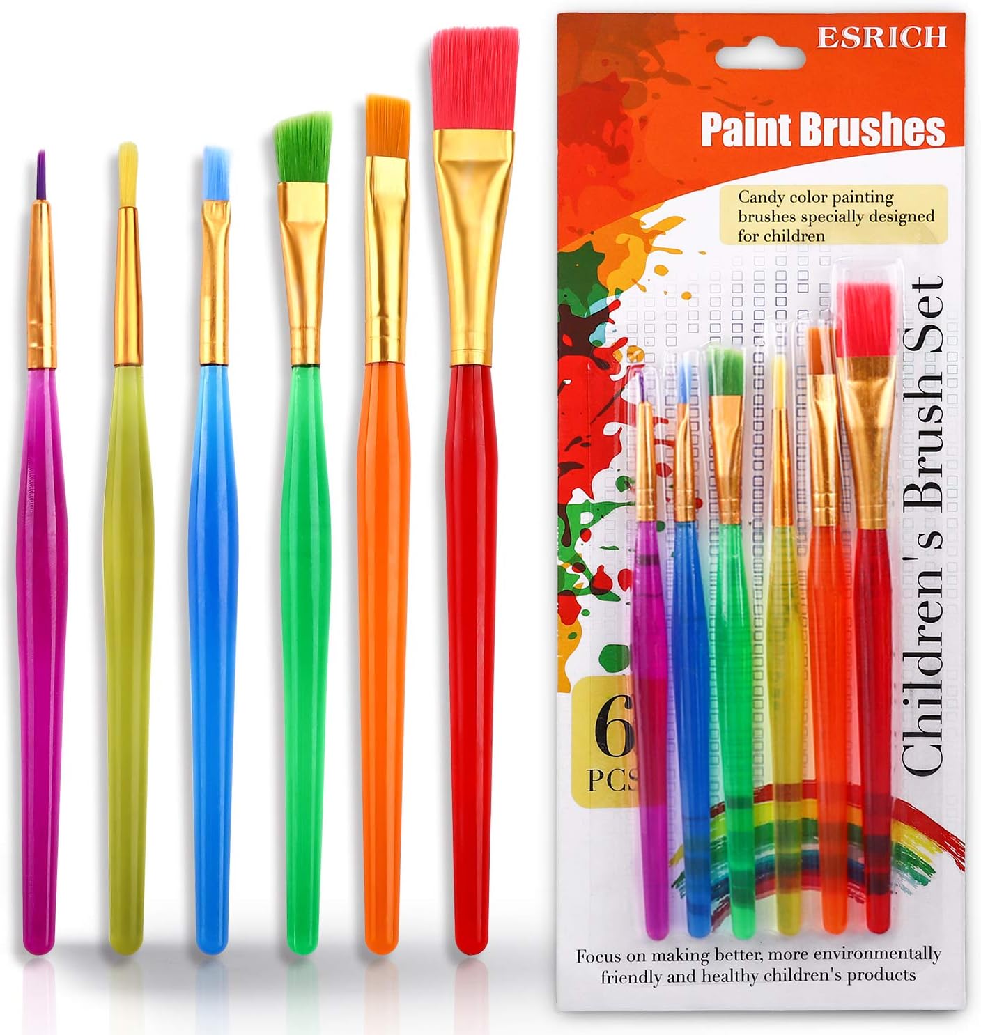 Acrylic Paint Set for Kids,66 PCS Art Supplies with Brushes, Acrylic Paint, Palette, Easel, Art Smock, Blank and Themed Drawing Board, Brush Cup and Sponges: Home & Kitchen