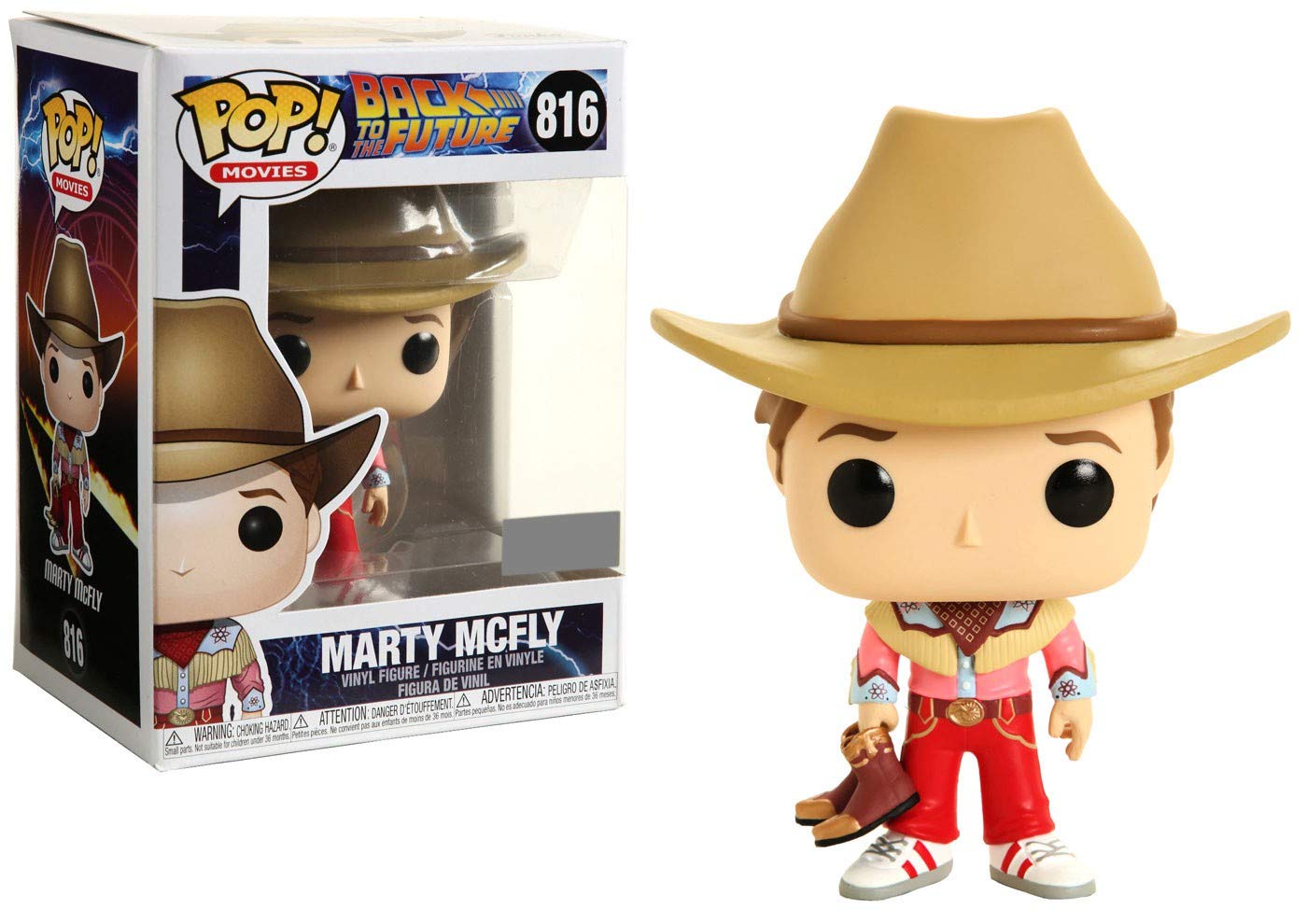 Funko POP! Movies: Back to the Future - Marty McFly (Cowboy) (Special Edition) #816 Vinyl Figure