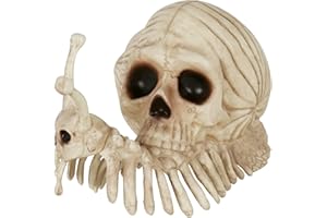 Crazy Bonez Snail Skull 9" Halloween Skeleton Decoration