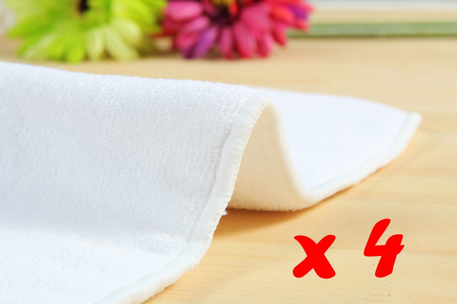 Cloth Diapers 4 Pack Adjustable Size Waterproof Washable Pocket Baby Cloth Diaper Cover and Inserts with Wet Bag by Anmababy(Azul) : Baby
